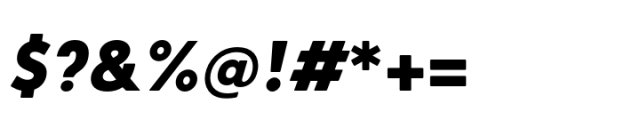 Everest Pro RAlt Black Italic Font OTHER CHARS