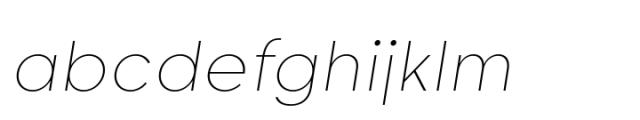 Everest Pro Thin Italic FONT