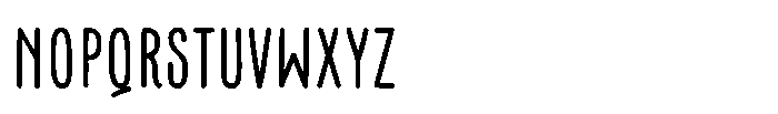 Everfrost Sans Regular Font LOWERCASE