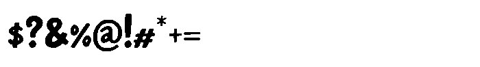 Everink Loose Font OTHER CHARS