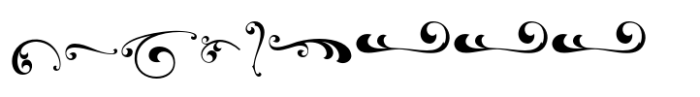Everlines Ornament Font UPPERCASE