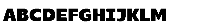 Everlo Sans Bold Font UPPERCASE
