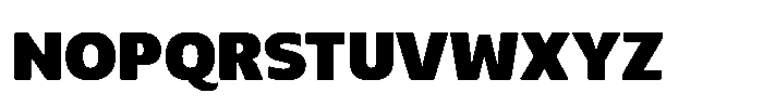 Everlo Sans Bold Font UPPERCASE