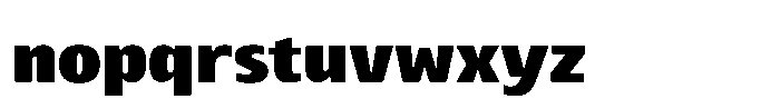 Everlo Sans Bold Font LOWERCASE