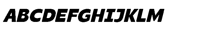 Everlo Sans Italic Font UPPERCASE