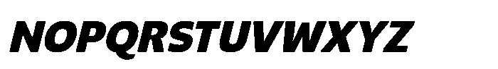 Everlo Sans Italic Font UPPERCASE