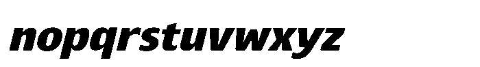 Everlo Sans Italic Font LOWERCASE