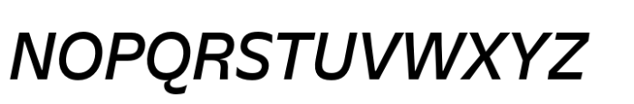 Evert Latin Medium Italic Font UPPERCASE