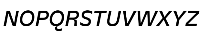 Evert Latin Text Medium Italic Font UPPERCASE