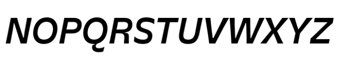Evert Latin Text SemiBold Italic Font UPPERCASE