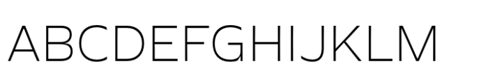 Evert Latin Text Thin Font UPPERCASE