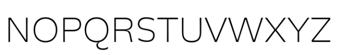 Evert Latin Text Thin Font UPPERCASE