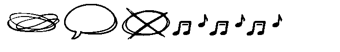 Everyday Hand Doodle Font UPPERCASE