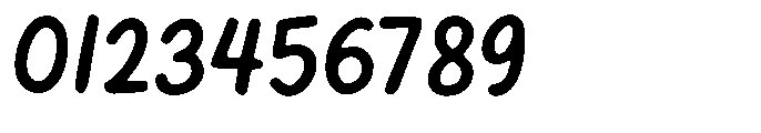Everyday Hand Regular Font OTHER CHARS