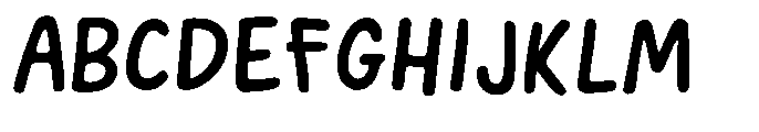Everyday Hand Regular Font UPPERCASE