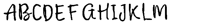 Everyday Kind Font UPPERCASE
