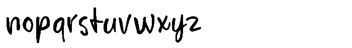 Everyday Kind Font LOWERCASE