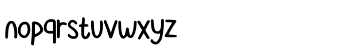 Everyday Marker Font LOWERCASE