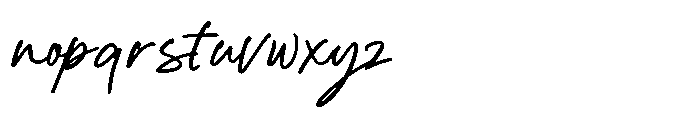 Everyday Motion Font LOWERCASE