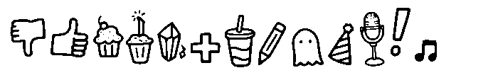 Everyday Ugly Doodles Font LOWERCASE