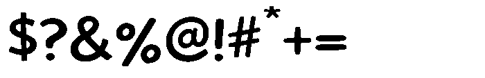Everyday Ugly Regular Font OTHER CHARS