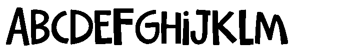 Everyday Ugly Regular Font UPPERCASE