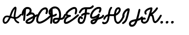 Everygirl Script Font UPPERCASE