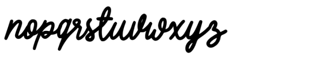 Everygirl Script Font LOWERCASE