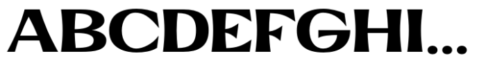 Evidance Font UPPERCASE