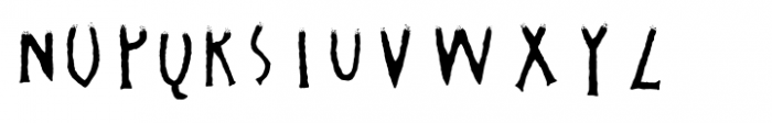 Evil Spin Fill Font LOWERCASE