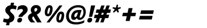 Evo BQ Bold Italic Font OTHER CHARS