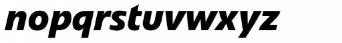 Evo BQ Bold Italic Font LOWERCASE