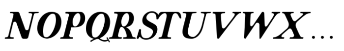 Evoke Italic Font UPPERCASE