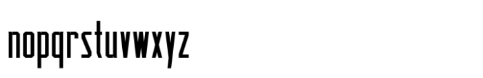 Evolutics Regular Font LOWERCASE