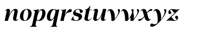 Evolve Early Black Expanded Italic Font LOWERCASE