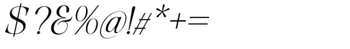 Evolve Early Expanded Italic Font OTHER CHARS