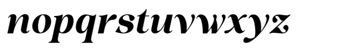 Evolve Early Extra Black Expanded Italic Font LOWERCASE