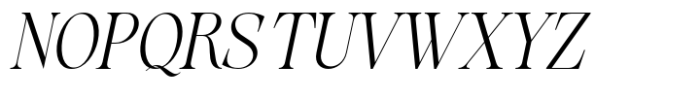 Evolve Early Italic Font UPPERCASE