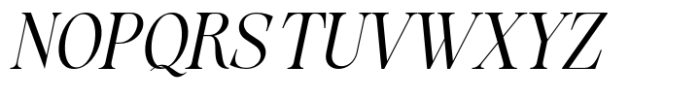 Evolve Early Medium Italic Font UPPERCASE