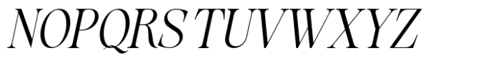 Evolve Early News Italic Font UPPERCASE