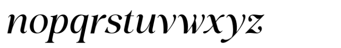 Evolve Early Semi Bold Expanded Italic Font LOWERCASE
