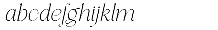 Evolve Early Thin Expanded Italic FONT