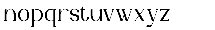 Evonella Font LOWERCASE