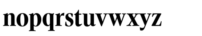 Evoque Narrow Bold Font LOWERCASE
