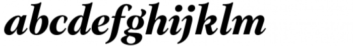 Evoque Text Bold Italic Font LOWERCASE