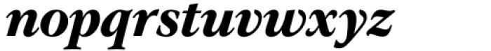 Evoque Text Bold Italic Font LOWERCASE