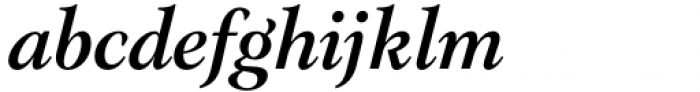 Evoque Text Medium Italic Font LOWERCASE