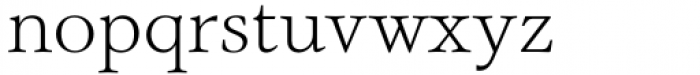 Evoque Text Thin Font LOWERCASE