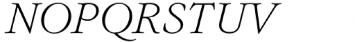 Evoque Text Variable Italic Font UPPERCASE