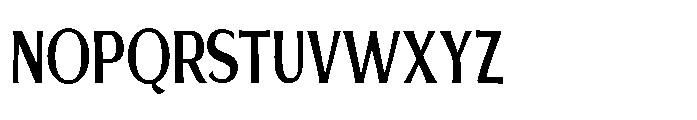 Evoren Condensed Font UPPERCASE
